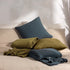 Lark Muslin Crinkle Cotton Cushion 45 x 45 cm